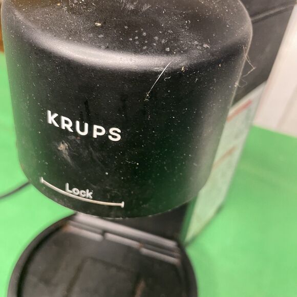 Krups Caffe Bistro 867 Coffee Espresso Maker Machine Black EUC - Picture 1 of 14